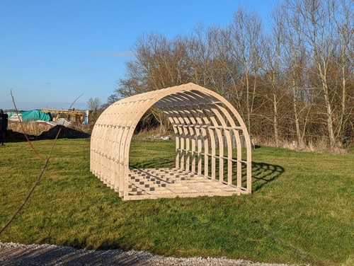 Glamping pod frame - pod, garden