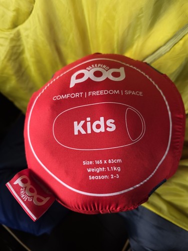 Kids hooded pod sleeping bag - sleeping,