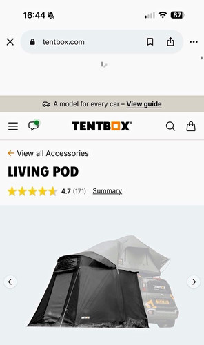 Tentbox living pod - tentbox,