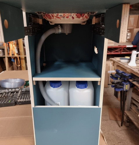 Shelf for camping sink - for,