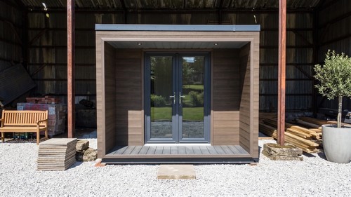 Composite glamping pod with - glamping, pod,